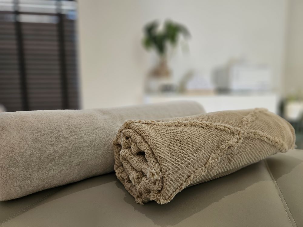 Massage behandelruimte bij NU by Caroline in Sint-Katelijne-Waver