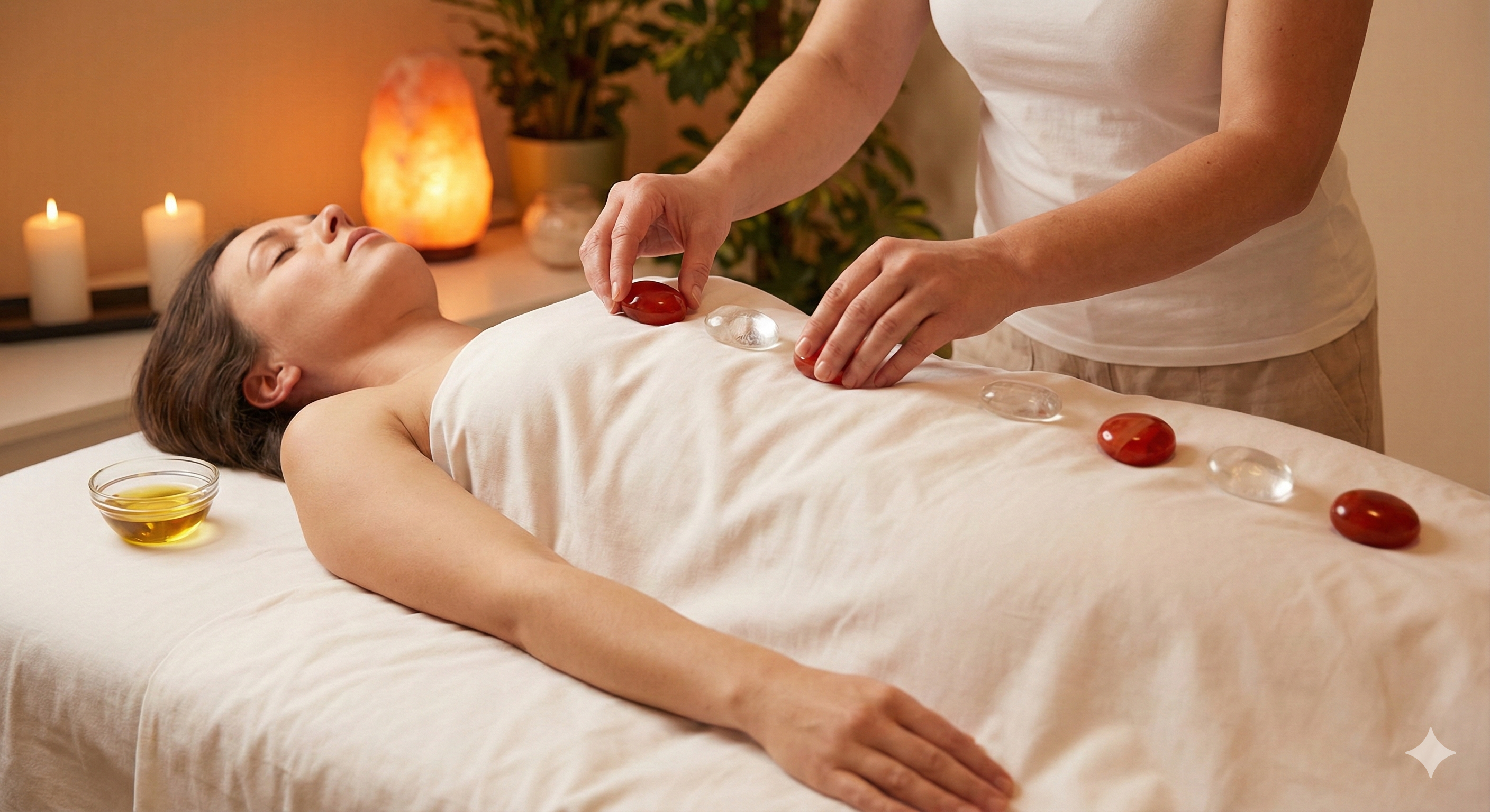 Energetische edelsteen massage 